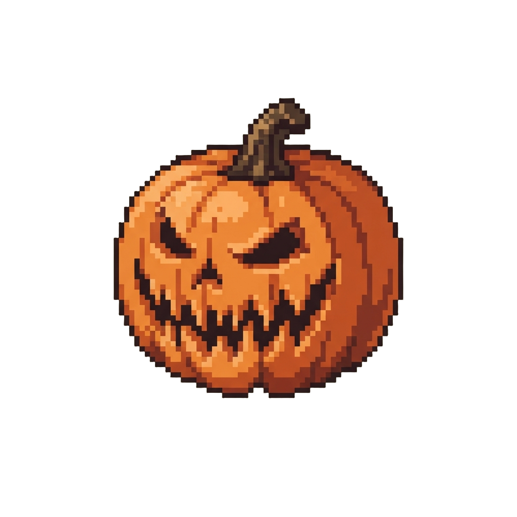 A Wicked Sharp-toothed Demon Smile Carved Into the Pumpkin