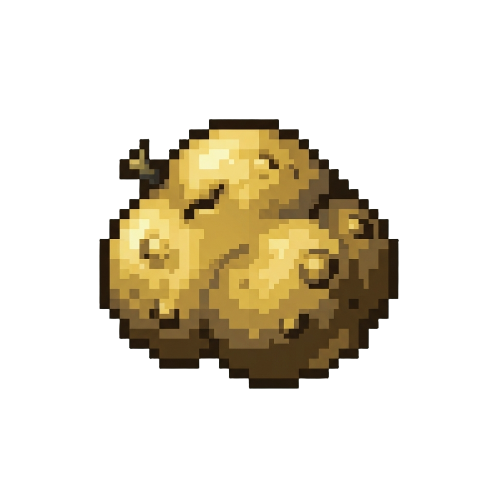 A Luminous Golden Shadow Truffle