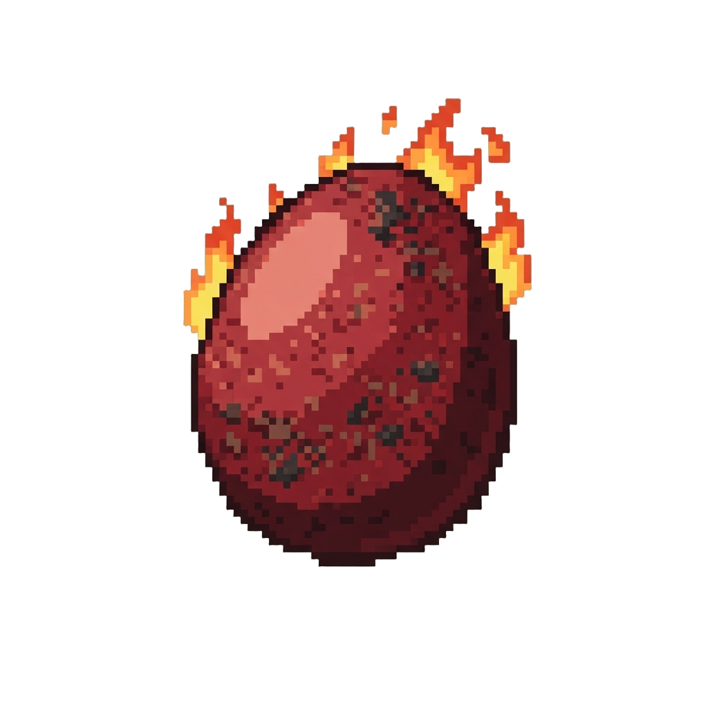A Fiery Vampire Blood-seasoned Egg