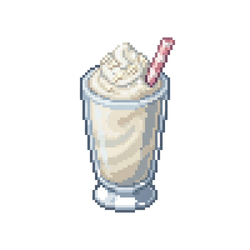 A Ghostly White Chocolate Shake