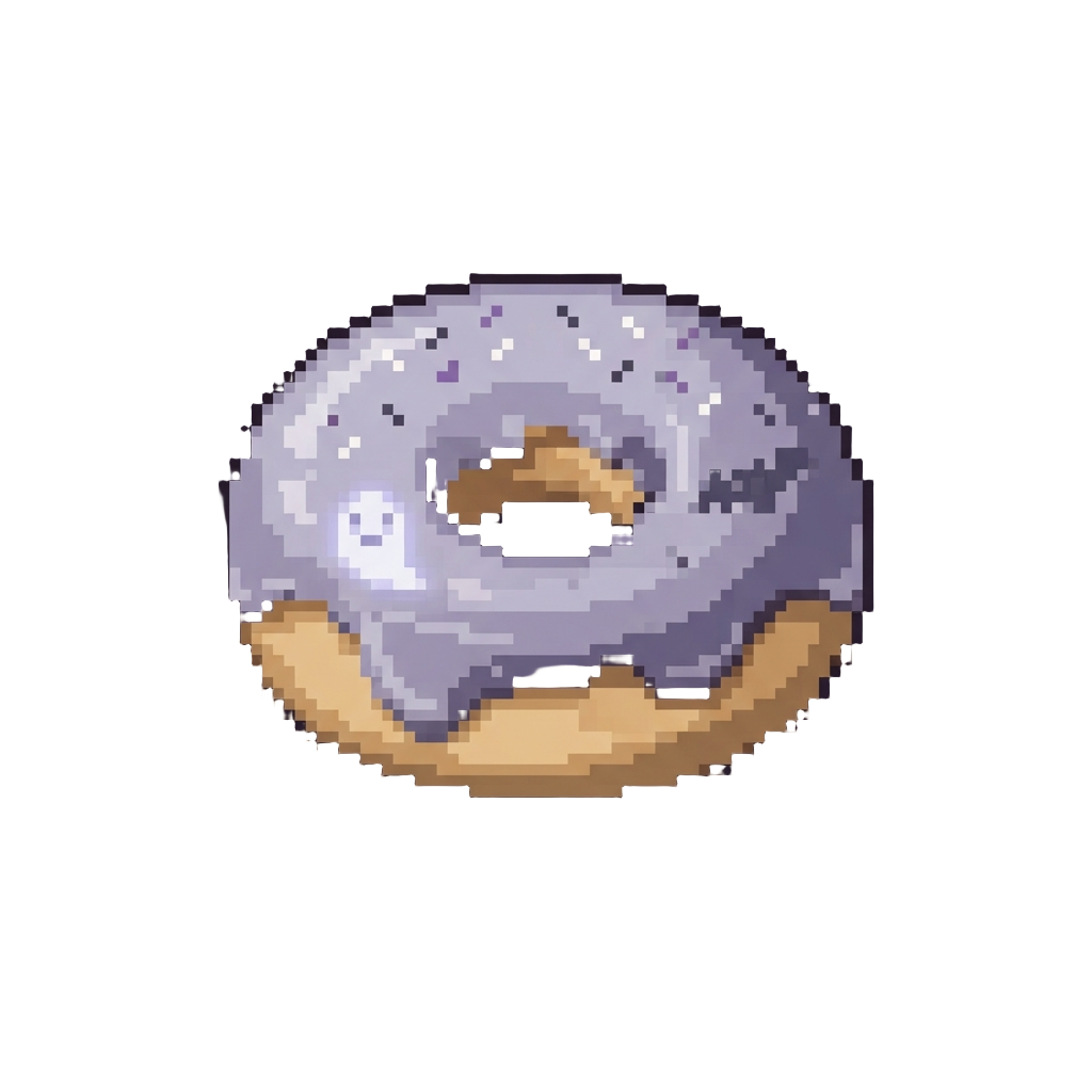 A Phantom-frosted Spooky Donut