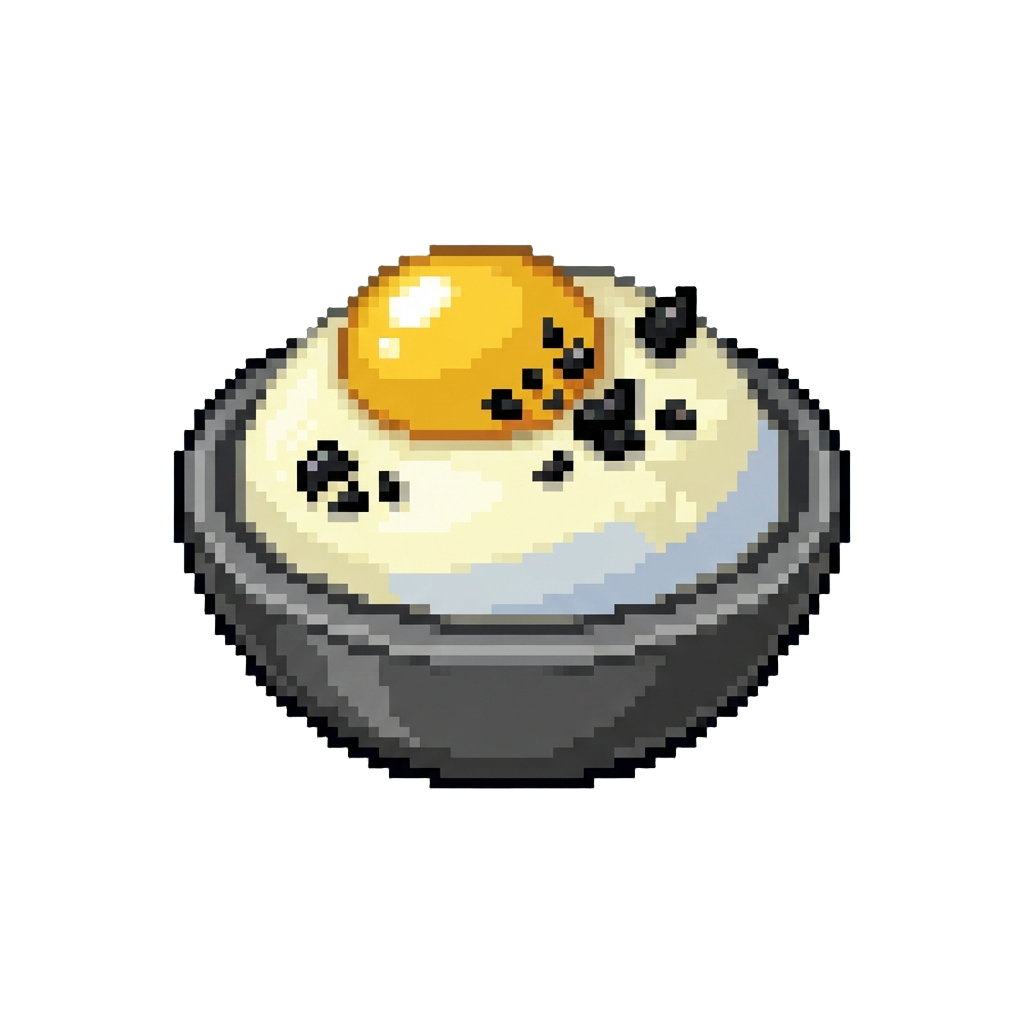 Black-scaled Dragon Poached Eggs