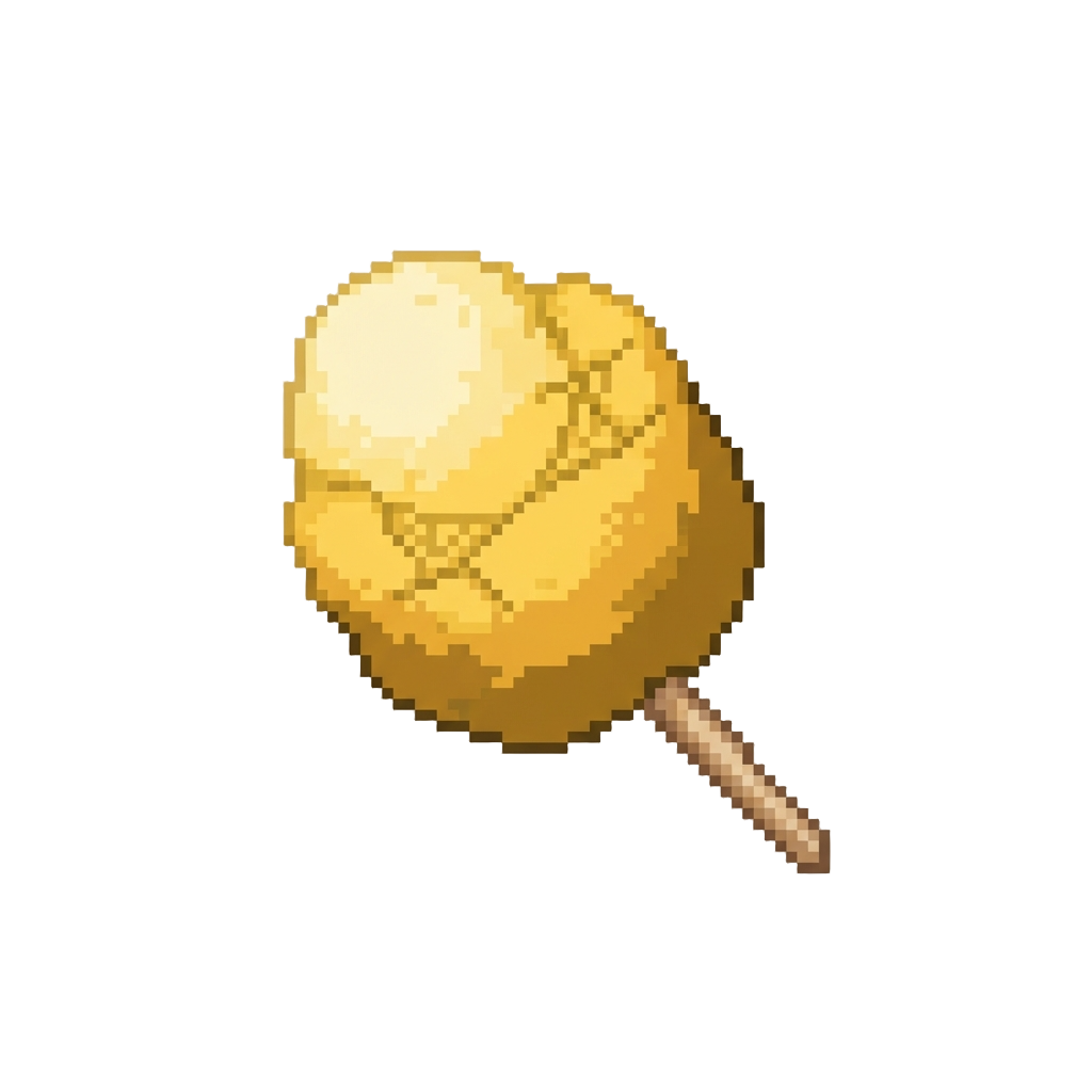 A Golden Spider Silk Cotton Candy