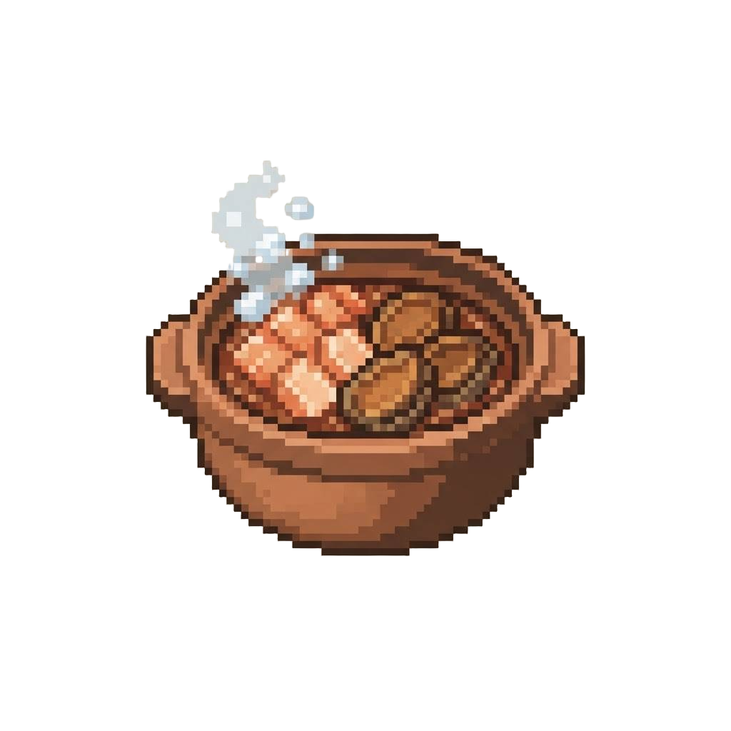 A Bubbling Clay Pot of Premium Abalone and King Crab