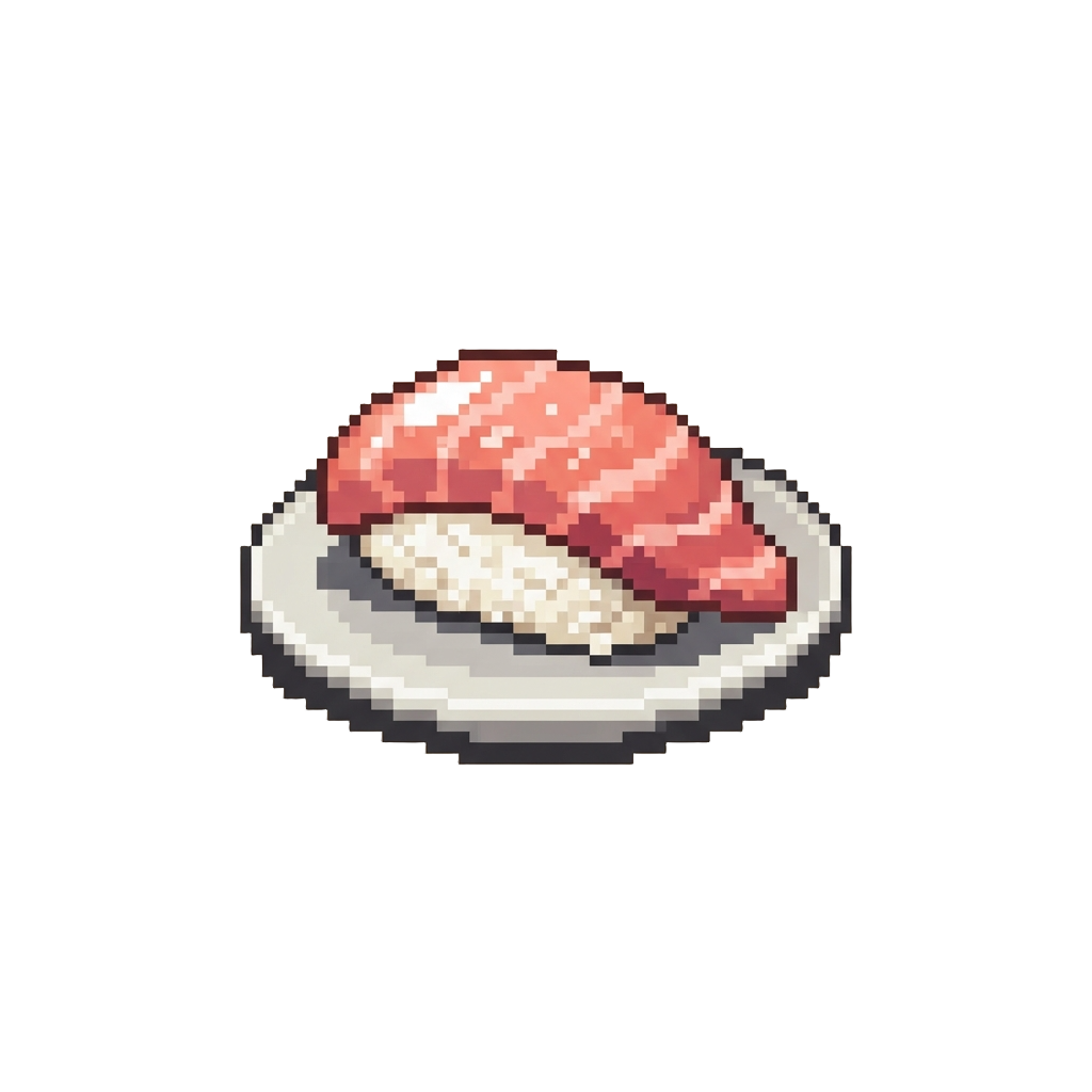 A Platter of Melt-in-your-mouth Otoro Tuna Sushi