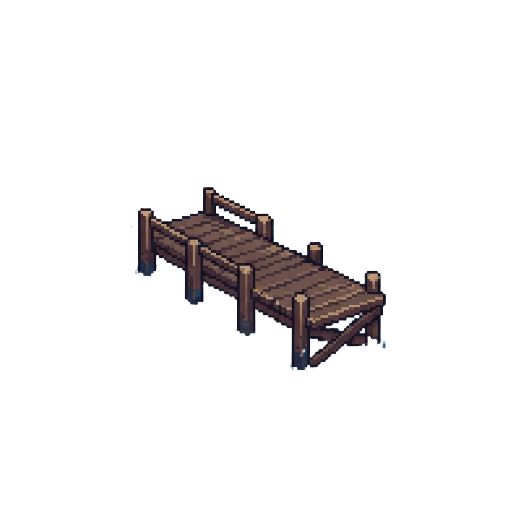 A Quiet Seaside Pier Under a Glowing Starlight Aurora