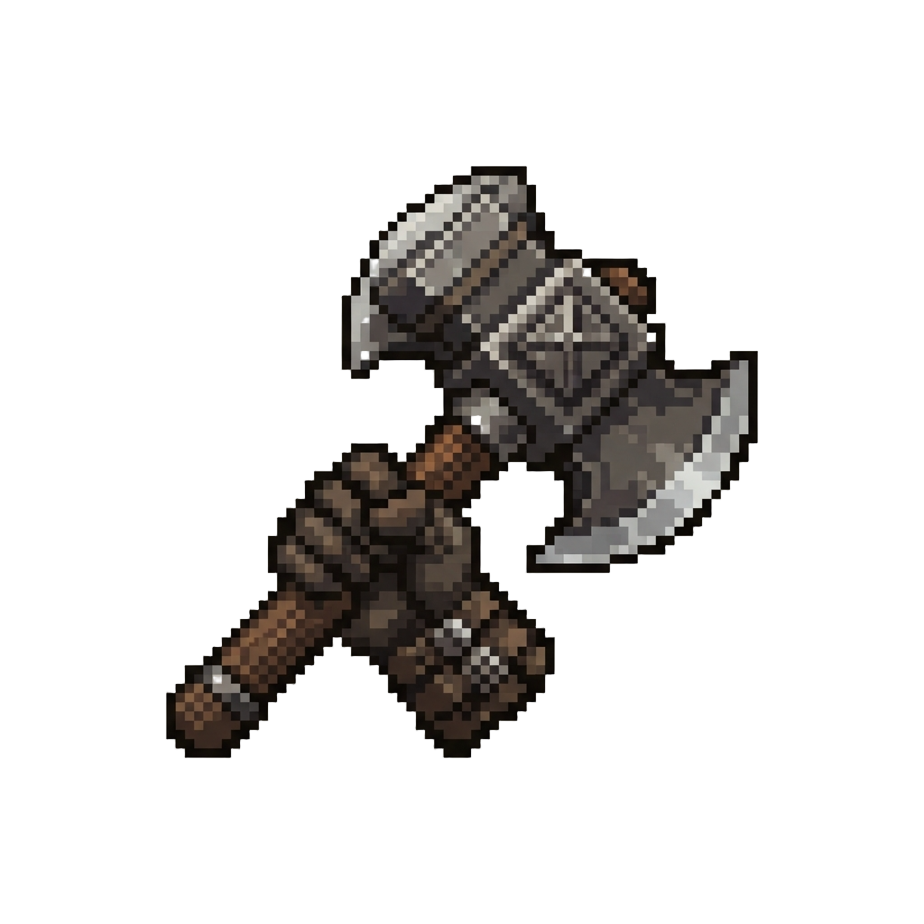 A Giant Double-axe Handle Hammer Fist