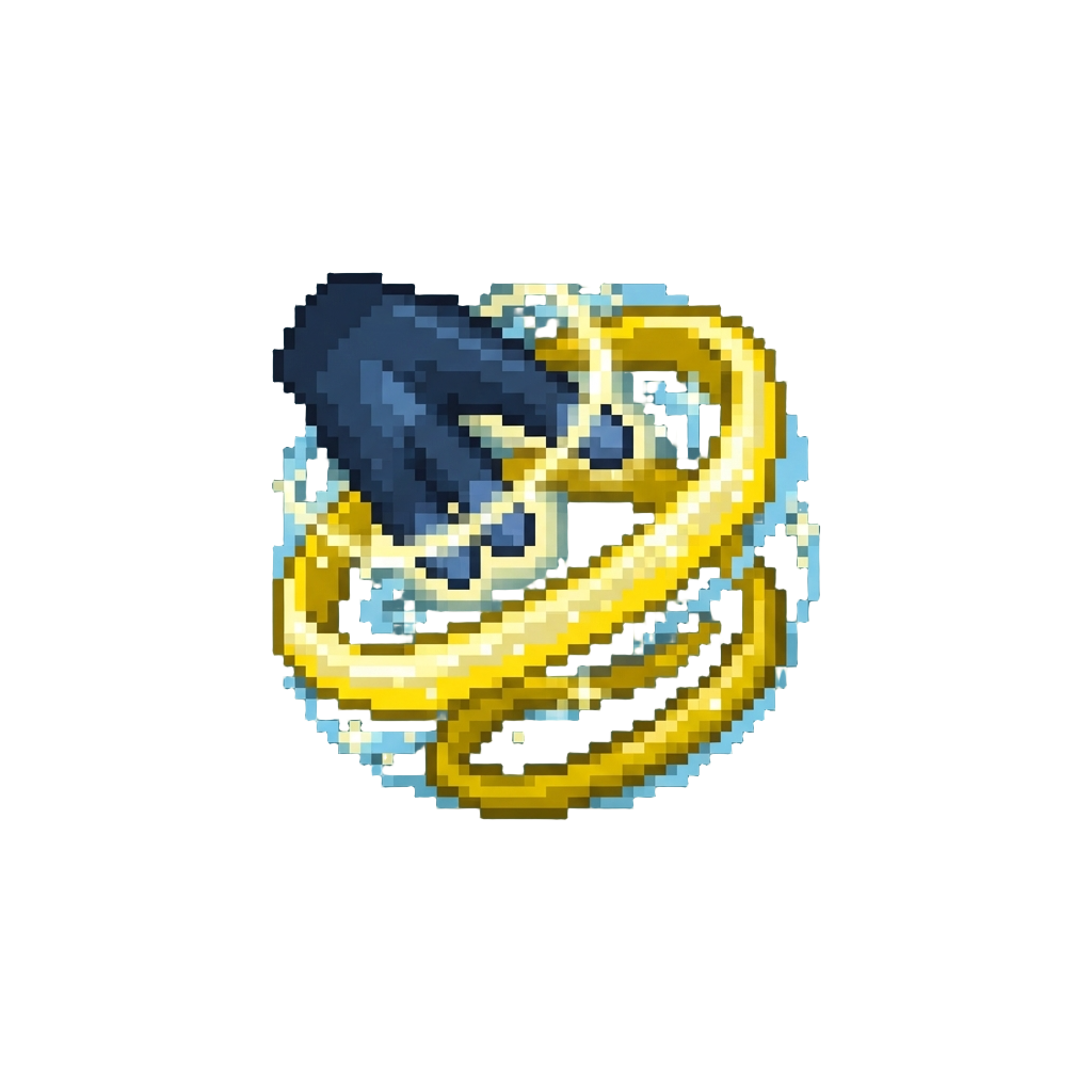 Telekinetic Aura with Glowing Golden Ribbons Orbiting Their Fingertips