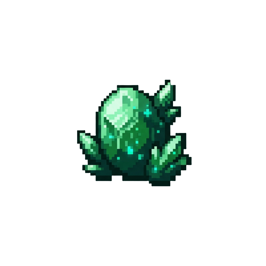 Glistening Emerald Spores