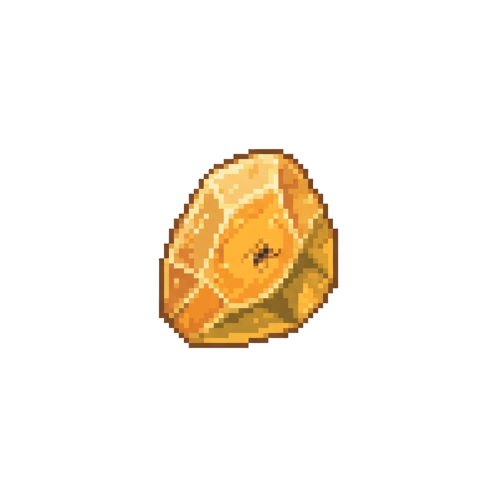 Glistening Amber Sand