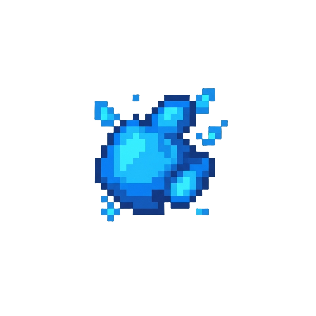 Glowing Azure Light Motes