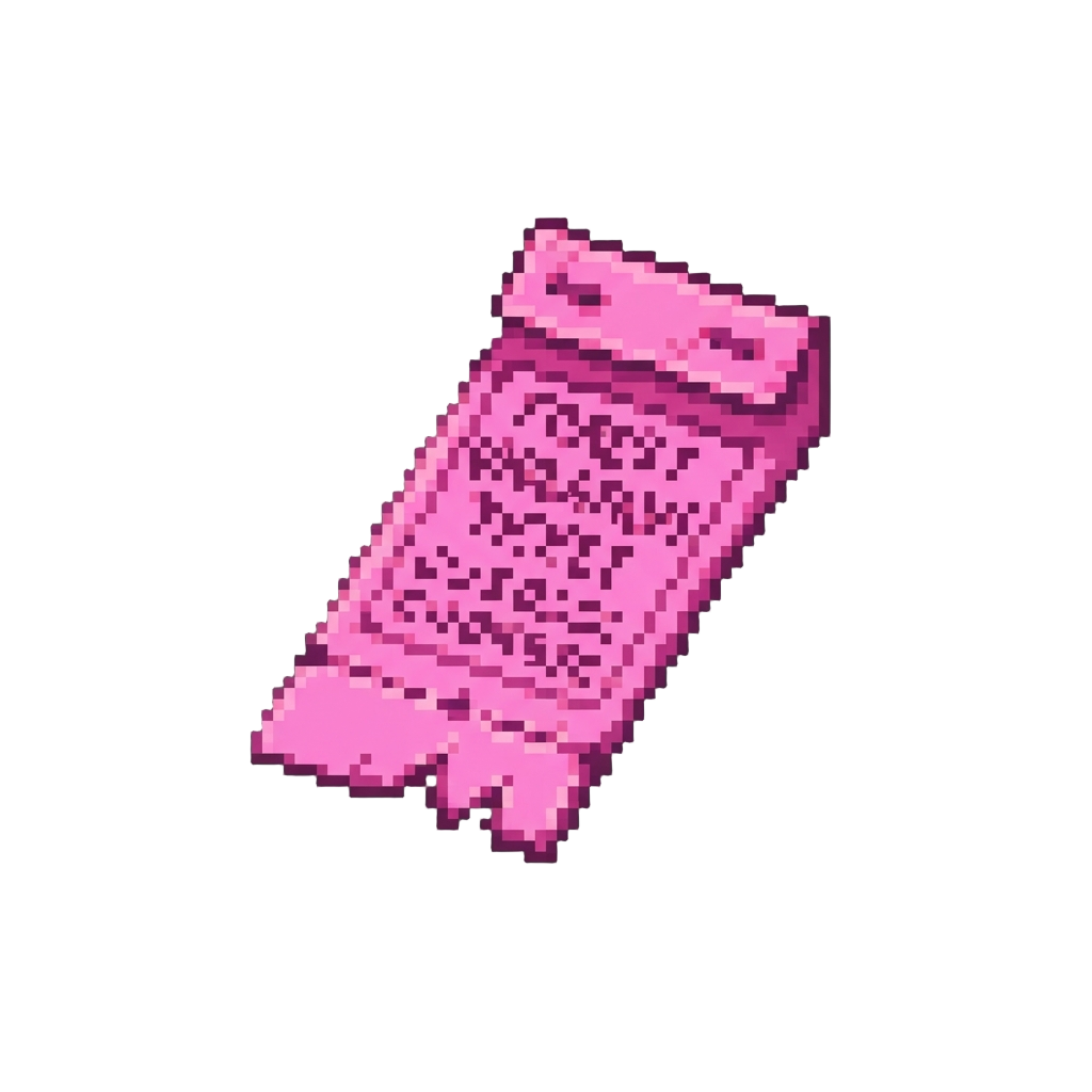 A Neon Pink Forest Violation Ticket