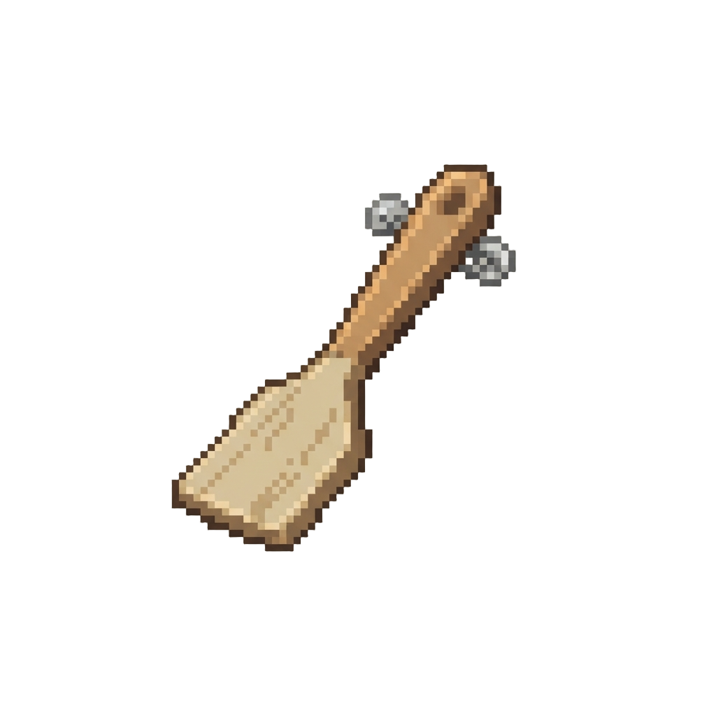 A Wooden Spatula Pin