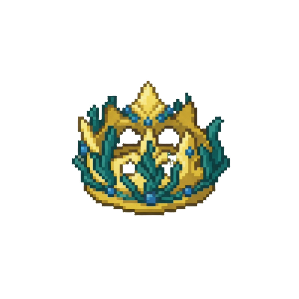 A Golden Kelp-trimmed Crown