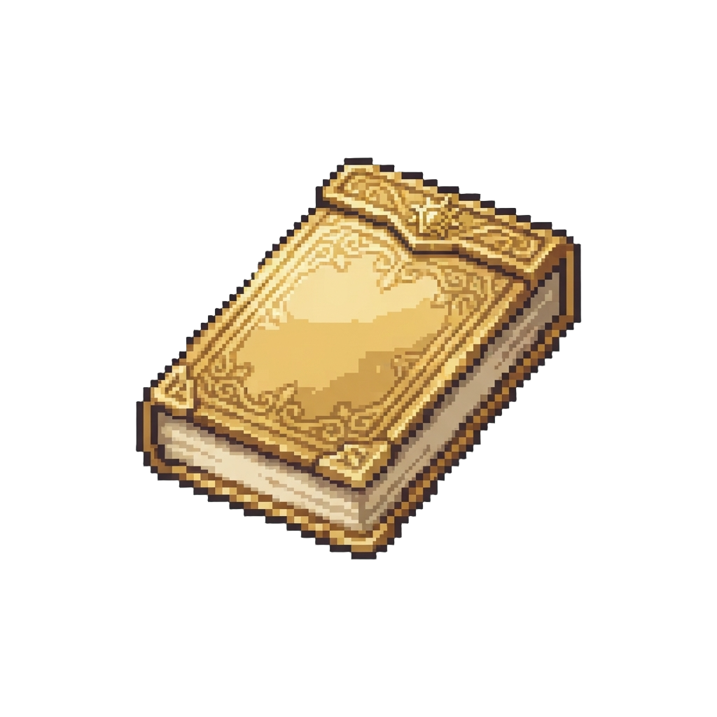 A Pristine Golden Order Pad
