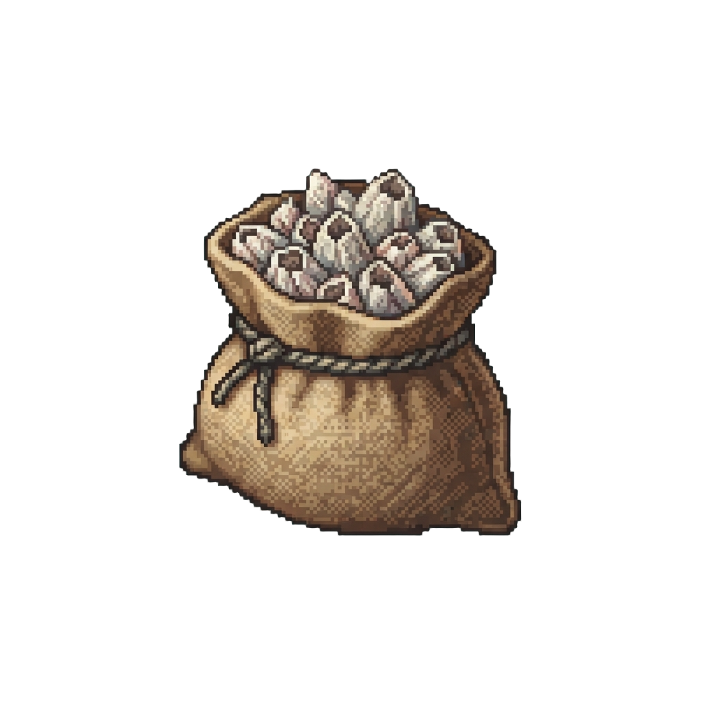 A Small Bag of Sea-barnacle Tips