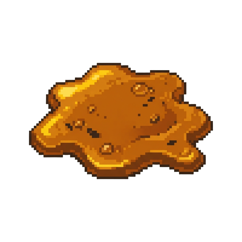 A Slip-hazard Puddle of Grill Grease