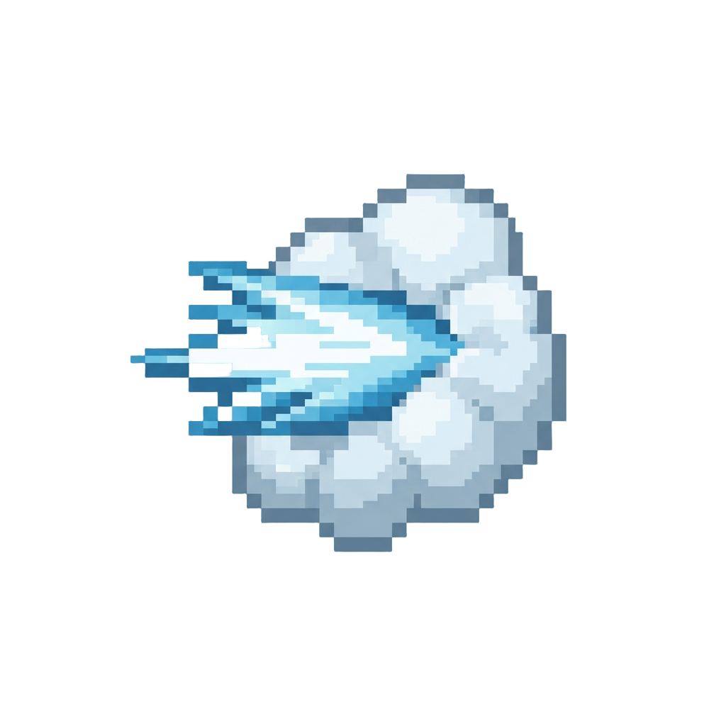A Dynamic Supersonic Dash Through a Fluffy Cloud