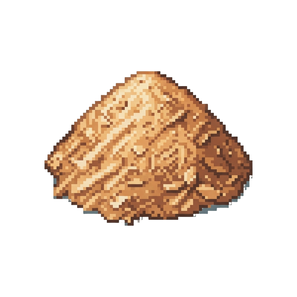 A Mound of Loose Sawdust