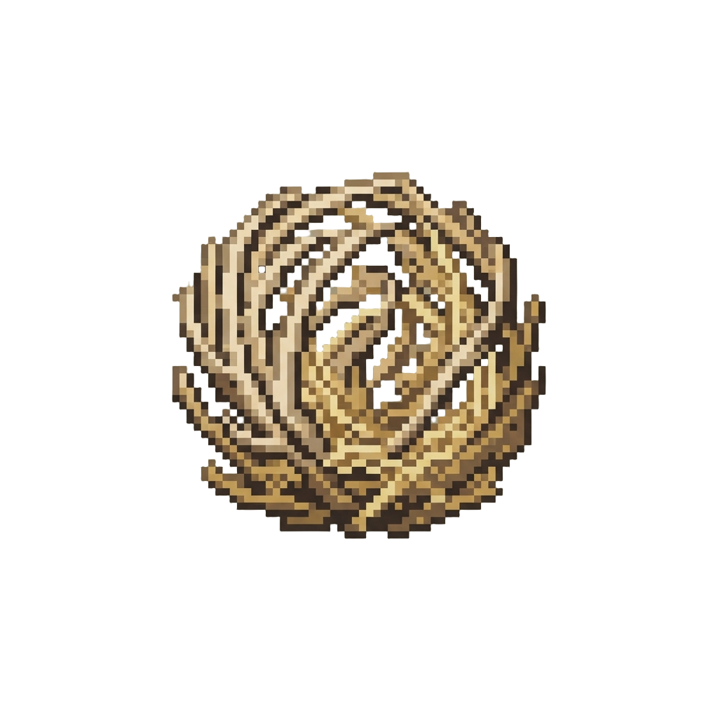 A Stray Tumbleweed Resting Right in the Middle of the Track