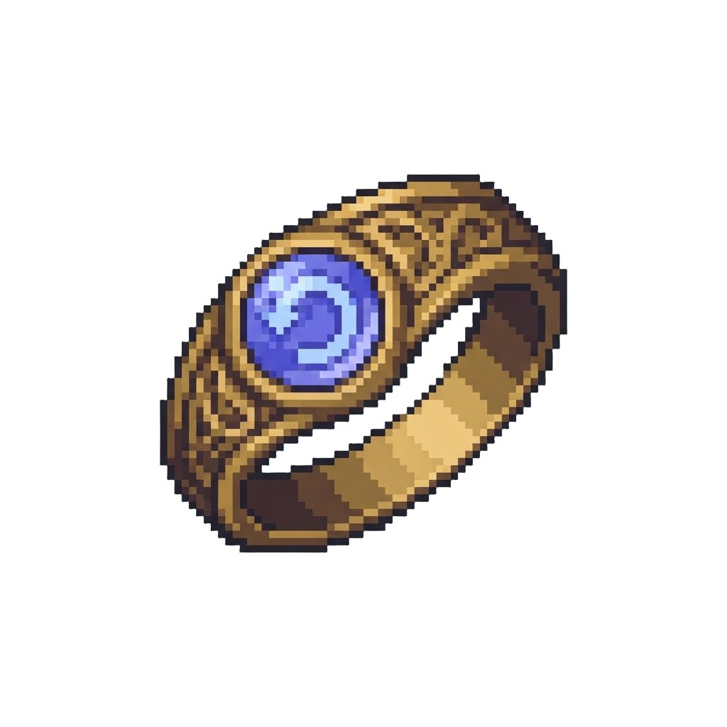 A Shiny Metallic Rewind Ring