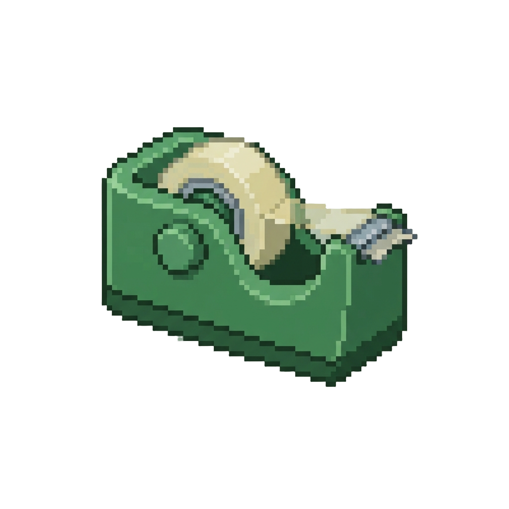 A Green Standard Tape Icon