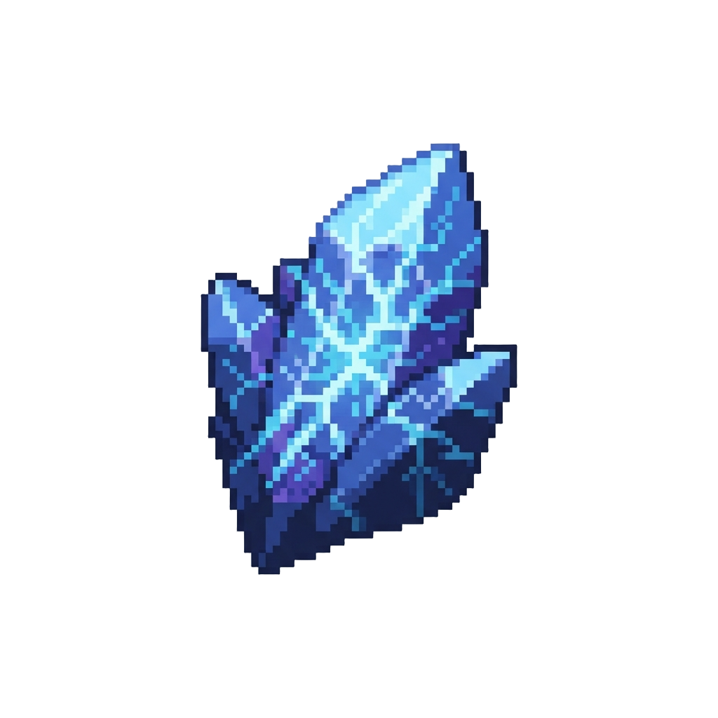 A Crackling Static Energy Crystal