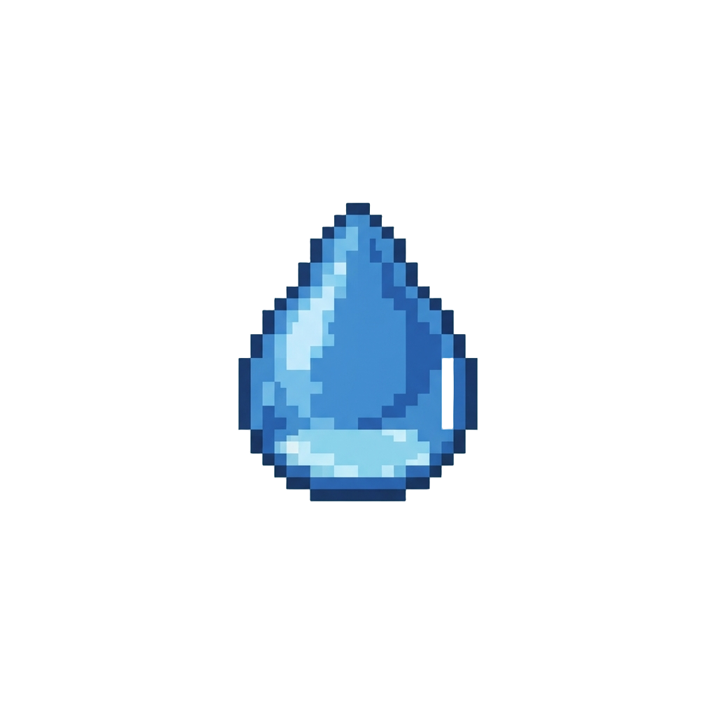 A Tiny Plastic Drop of Water