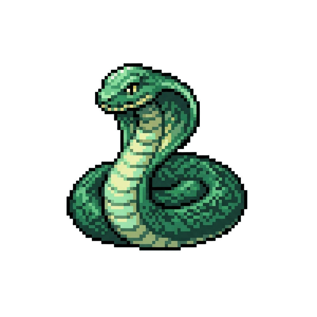 A Venomous Emerald Cobra