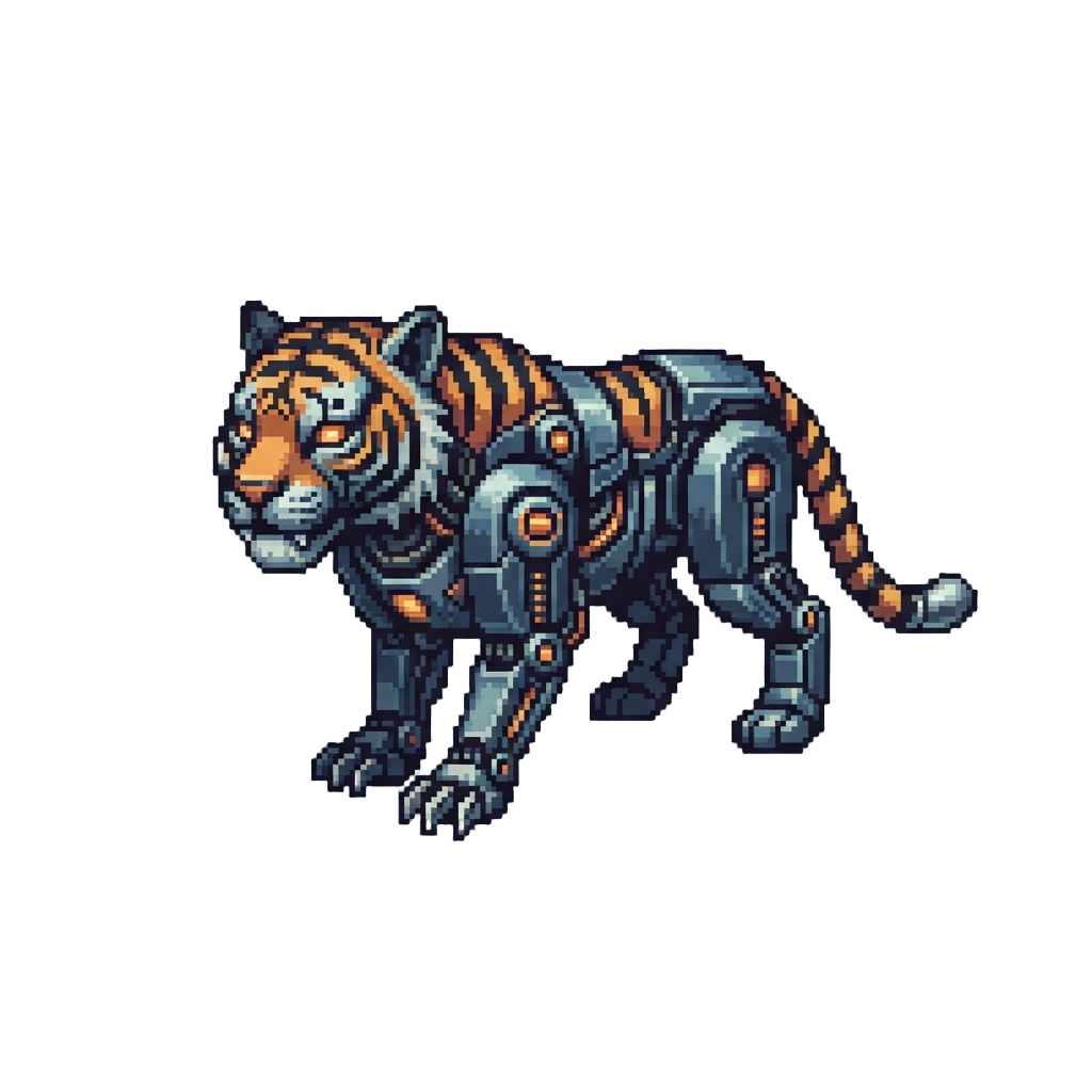 A Mega Cybernetic Tiger