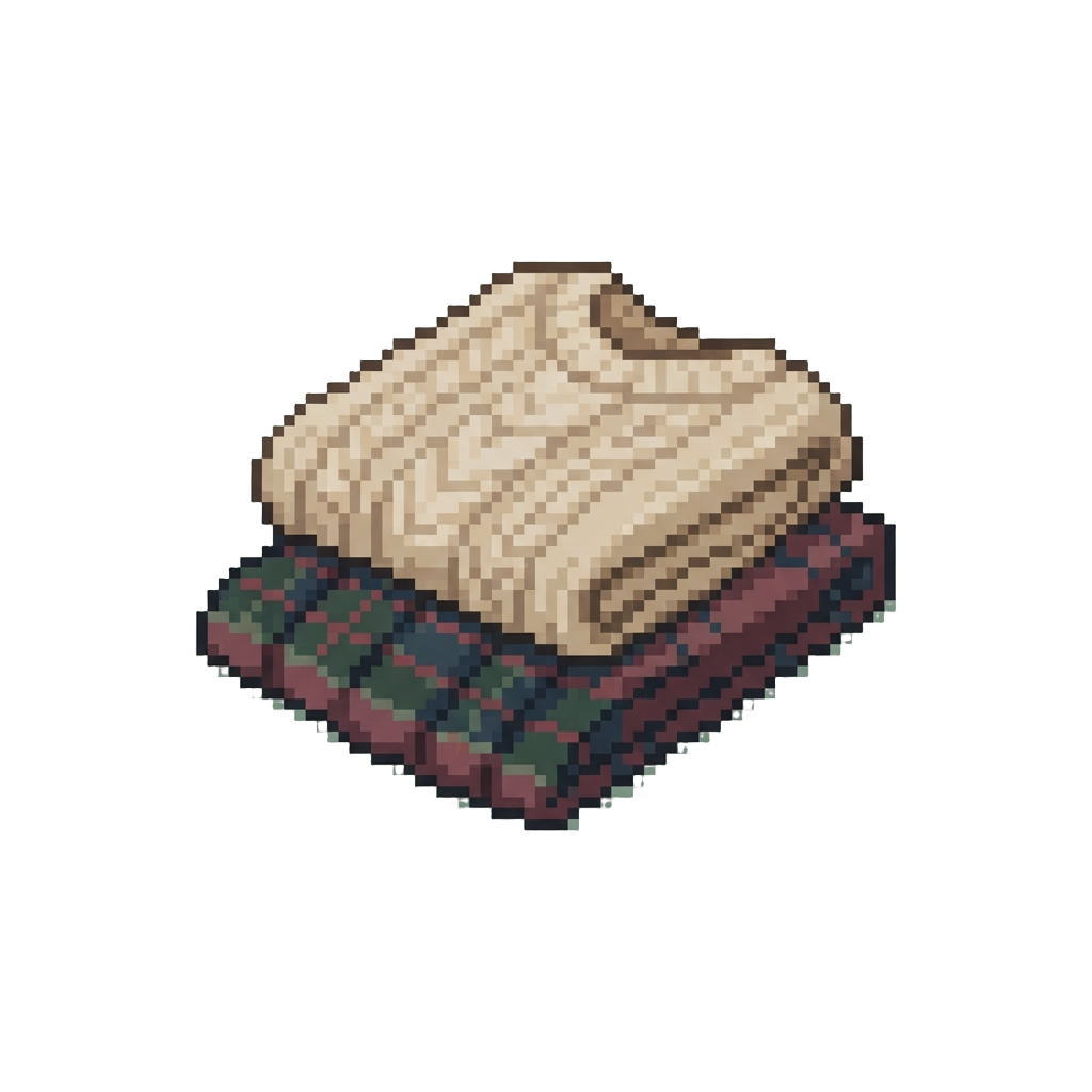Cozy Academic Style with Plaid Pleated Skirt and Oversized Sweater