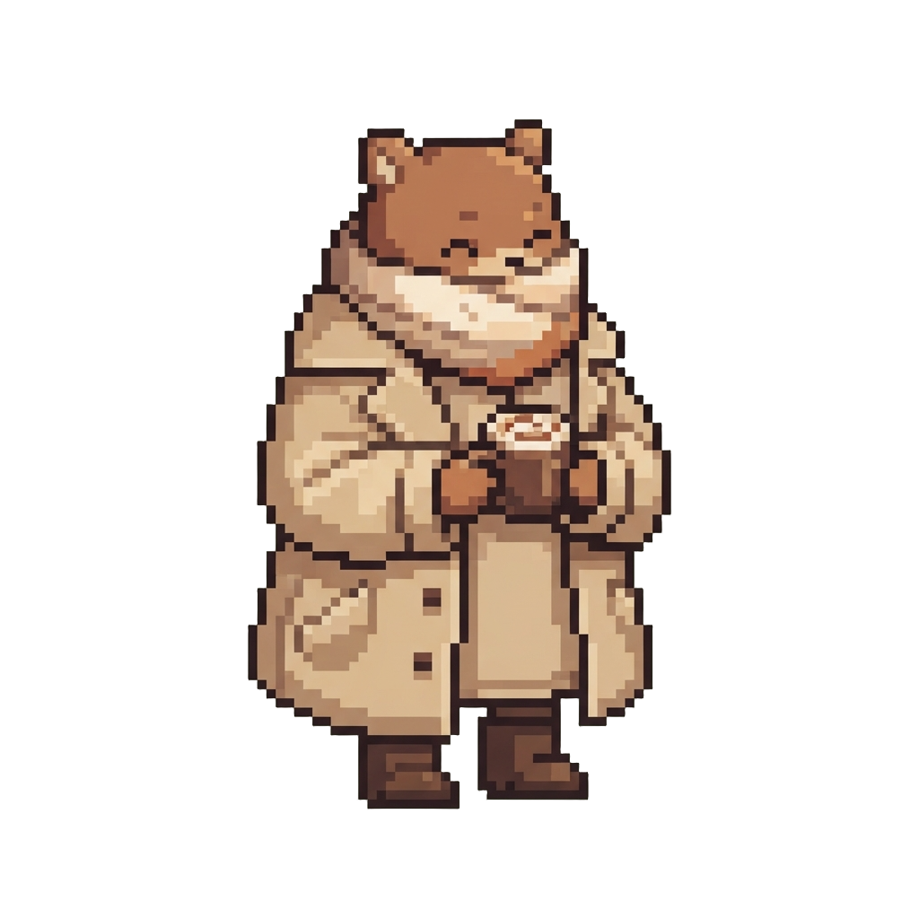 Chai Latte Style with Oversized Beige Trench Coat and Scarf