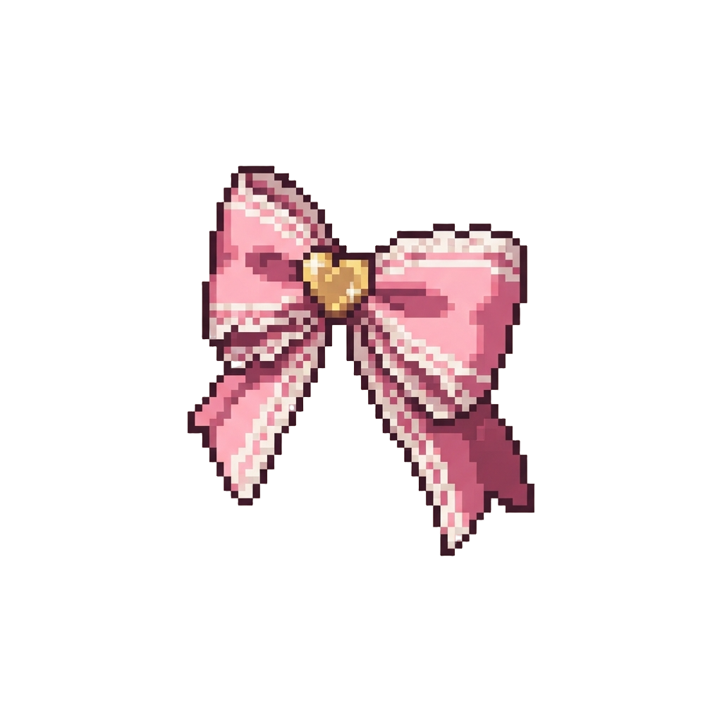 Coquette Style with Pink Ribbons and Lace
