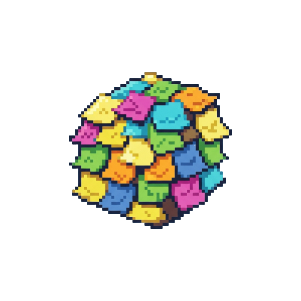 Completely Covered in Sticky Colorful Sticky Notes