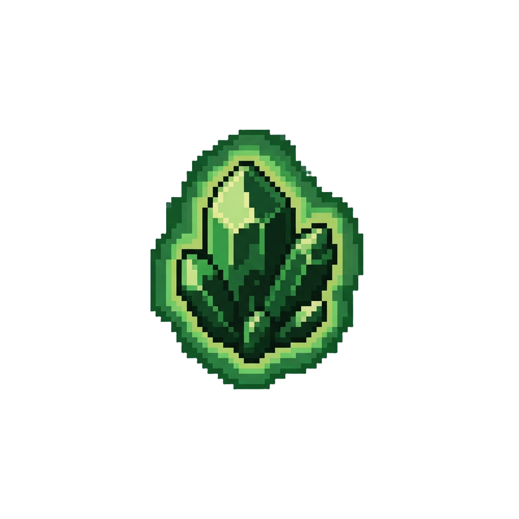 A Dark Radioactive Emerald Aura