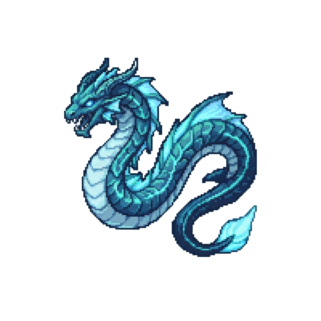 A Colossal Radiant Sea Serpent