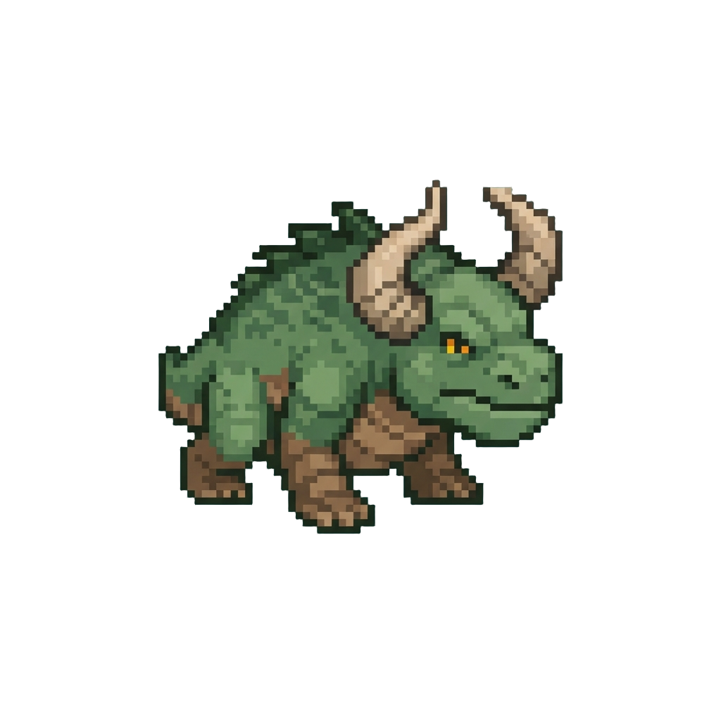A Giant Horned Marsh Beast