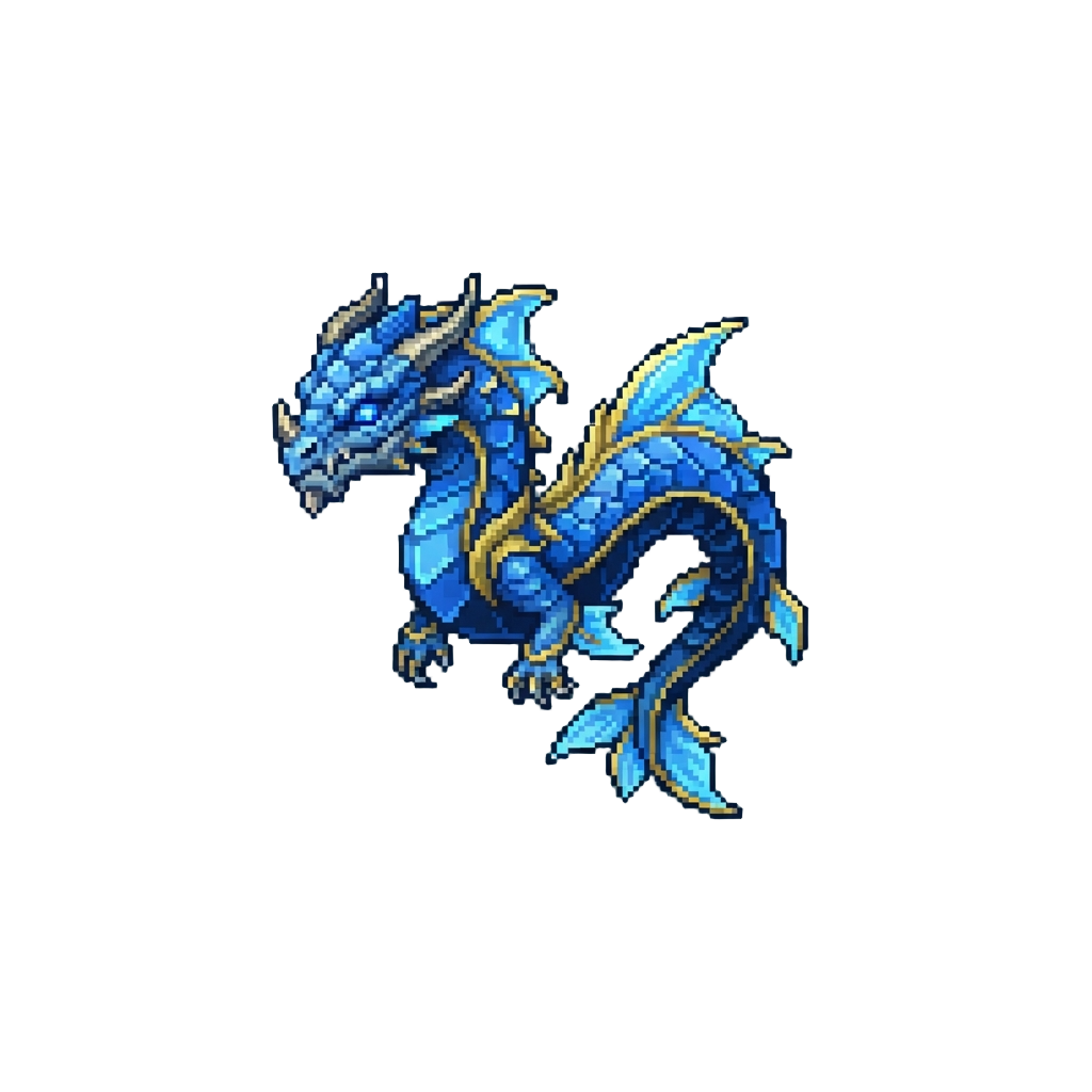 A Magnificent Sapphire Leviathan