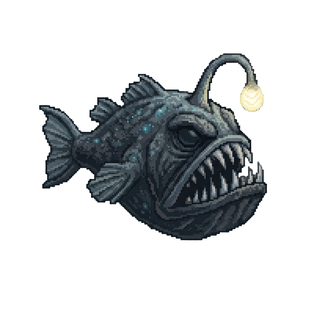 A Ancient Giant Anglerfish Leviathan