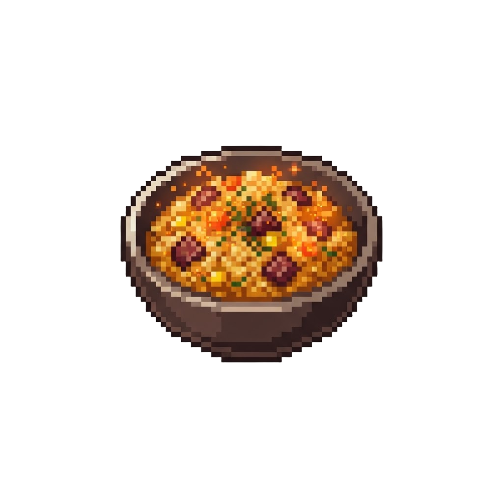 Curry Fried Rice with Glowing Orange Spices