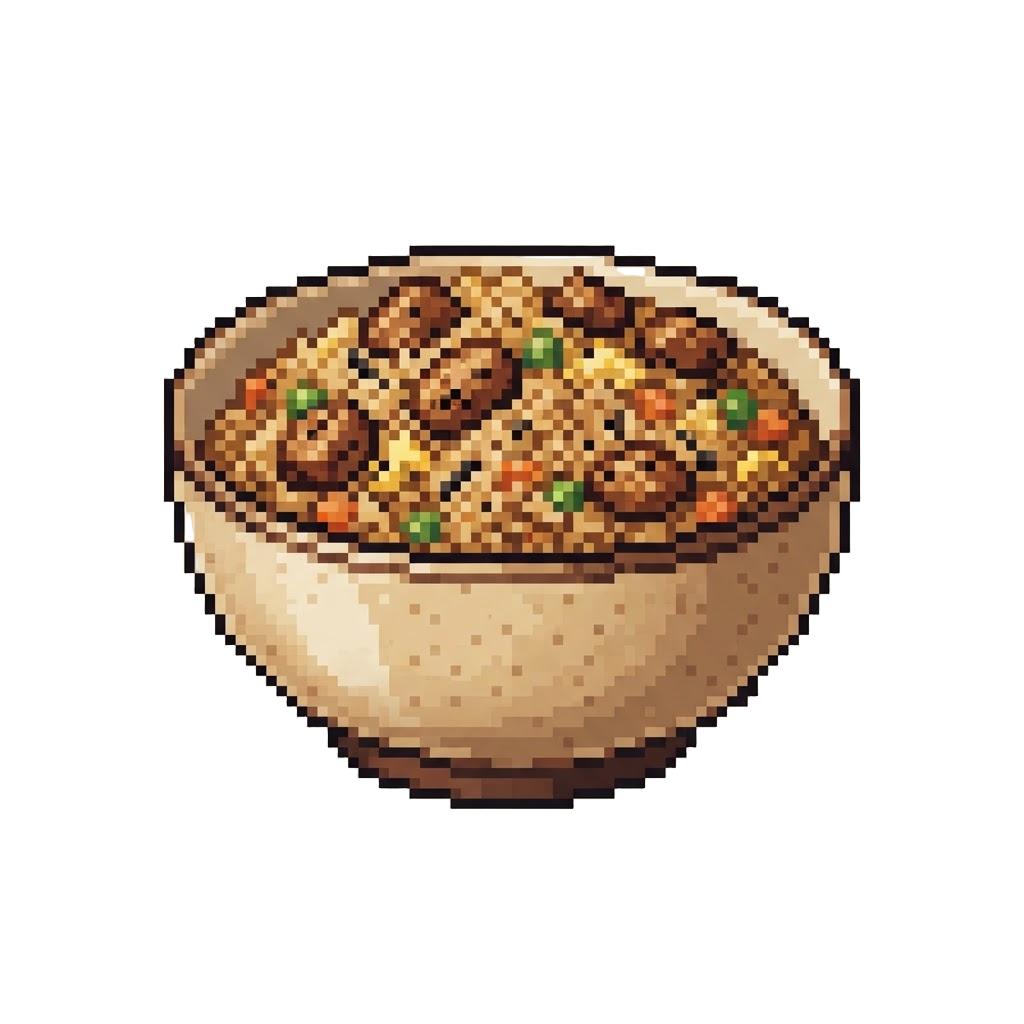 Black Pepper Chicken Fried Rice