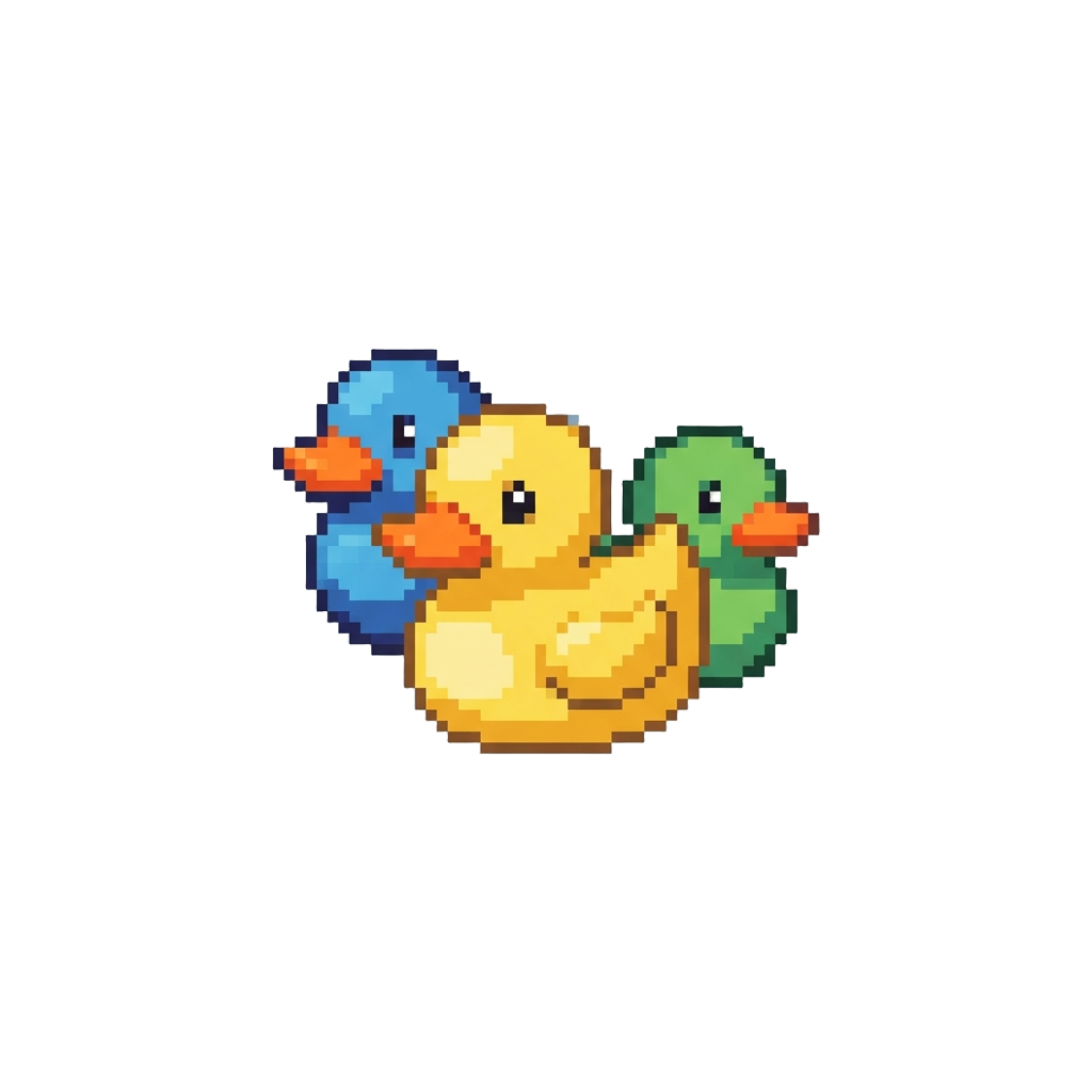 A Deluge of Colorful Rubber Ducks