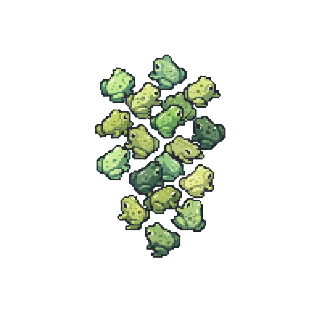 A Rainstorm of Tiny Foam Frogs