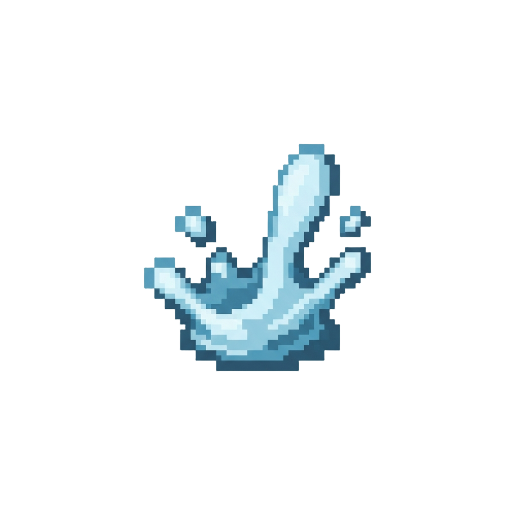 A Faint Splash Drop