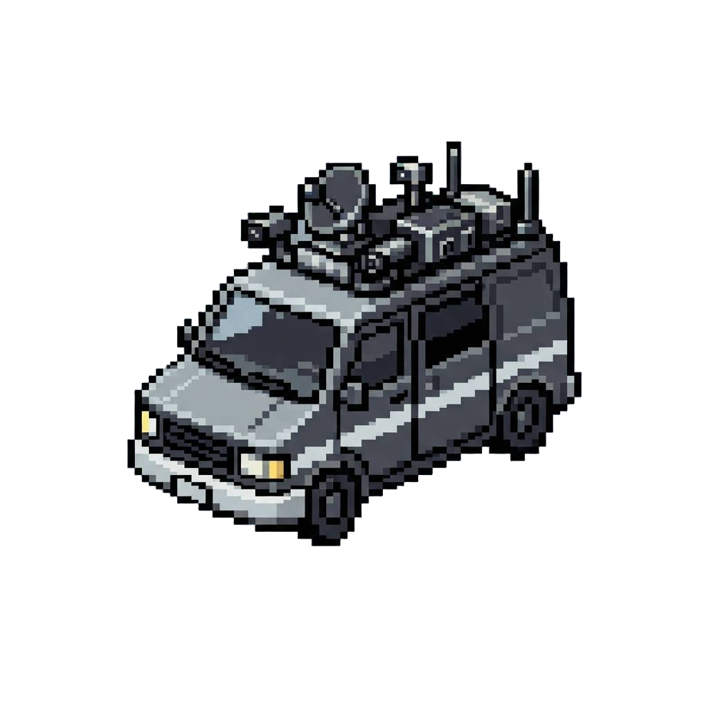 A High-tech Surveillance Van