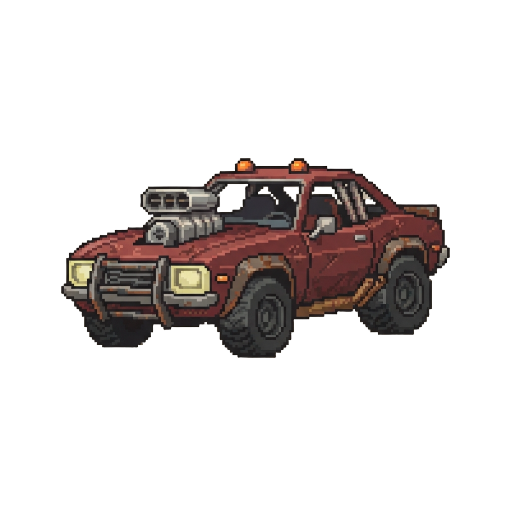 A Supercharged Wasteland Car