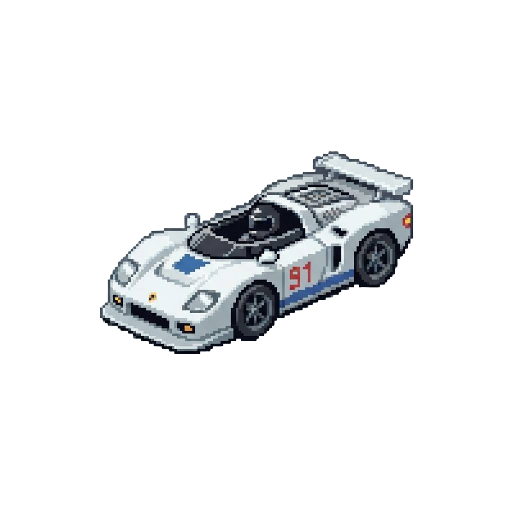 A White Speed-racer