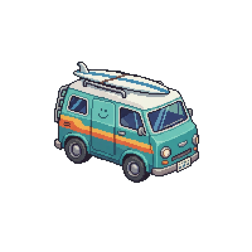 A Decorated Trip Van