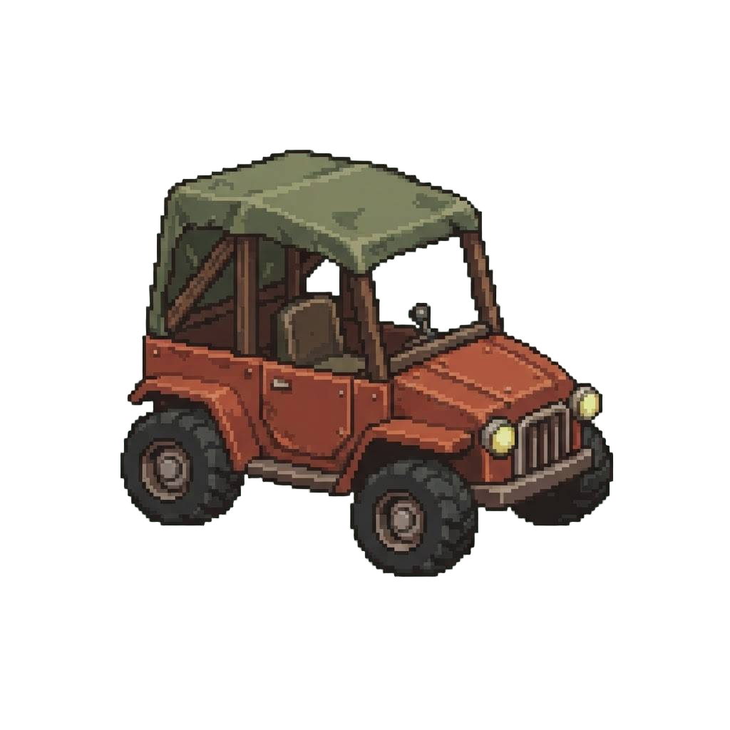 A Primitive Canopy Car