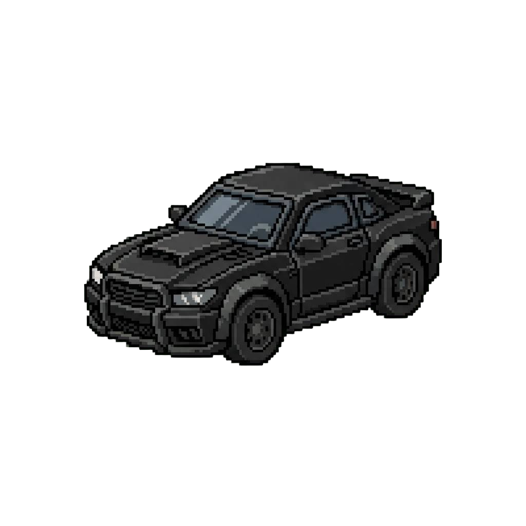 A Black Armored Coupe